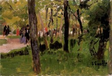 Копия картины "el retiro, madrid" художника "соролья хоакин"