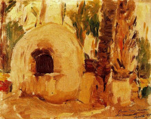 Репродукция картины "furnace of elche palm" художника "соролья хоакин"