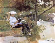 Копия картины "in the garden" художника "соролья хоакин"