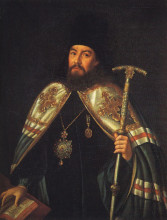 Репродукция картины "portrait of archbishop gavriil petrov" художника "антропов алексей"