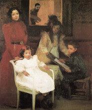 Копия картины "my family" художника "соролья хоакин"