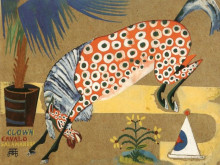 Картина "clown, horse, salamandra" художника "соуза-кардозу амадеу ди"