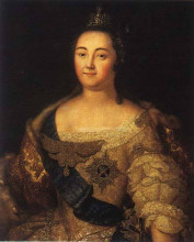 Копия картины "portrait of elizabeth of russia" художника "антропов алексей"