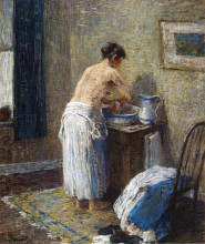 Картина "woman washing" художника "спенсер роберт"