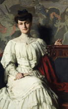 Картина "portrait of marthe hientz" художника "аншутц томас поллок"