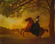 Картина "laetitia, lady lade" художника "стаббс джордж"