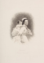 Репродукция картины "queen elizabeth and princess mărioara" художника "стахи константин"