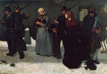 Картина "what is called vagrancy or, the hunters of vincennes" художника "стевенс альфред"