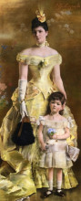 Картина "baroness de bonhome" художника "стевенс альфред"