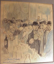 Копия картины "paysage d&#39;alcool" художника "стейнлен теофиль"