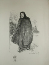 Копия картины "old woman" художника "стейнлен теофиль"