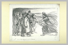 Репродукция картины "pours les refugies de la meuse" художника "стейнлен теофиль"