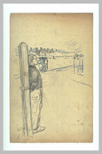 Копия картины "rehabilitation civile et execution militaire" художника "стейнлен теофиль"