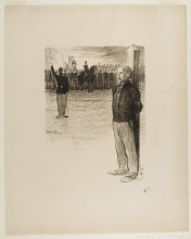 Копия картины "rehabilitation civile et execution militaire" художника "стейнлен теофиль"