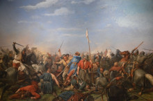 Картина "battle of stamford bridge" художника "арбо петер николай"