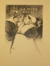 Репродукция картины "la mere barbe-en-jonc" художника "стейнлен теофиль"