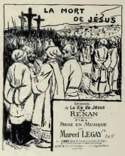 Копия картины "la mort de jesus" художника "стейнлен теофиль"