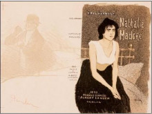 Репродукция картины "nathalie madore" художника "стейнлен теофиль"