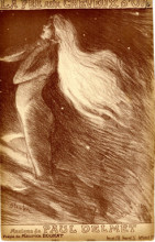 Копия картины "la fee aux cheveux d&#39;or" художника "стейнлен теофиль"