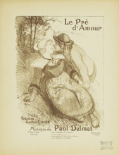 Копия картины "le pre d&#39;amour" художника "стейнлен теофиль"