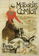 Репродукция картины "motocycles comiot" художника "стейнлен теофиль"