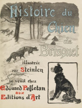 Копия картины "histoire du chien de brisquet" художника "стейнлен теофиль"