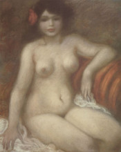 Копия картины "seated nude" художника "стейнлен теофиль"