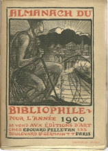 Репродукция картины "almanach du bibliophile pour l&#39;annee" художника "стейнлен теофиль"
