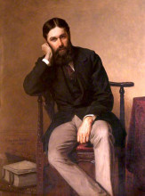 Репродукция картины "sir george otto trevelyan, 2nd bt, aged 32" художника "арчер джеймс"