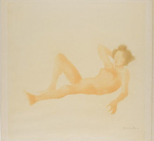 Картина "femme couchee" художника "стейнлен теофиль"