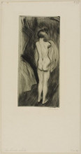 Копия картины "femme debout" художника "стейнлен теофиль"