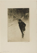 Картина "vagabond sous la neige" художника "стейнлен теофиль"