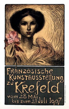 Картина "franzosische kunstausstellung zu krefeld" художника "стейнлен теофиль"