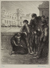Репродукция картины "misere et splendeur" художника "стейнлен теофиль"