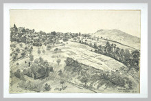 Репродукция картины "landscape of belmont" художника "стейнлен теофиль"