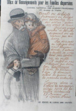 Картина "les familles dispersees" художника "стейнлен теофиль"