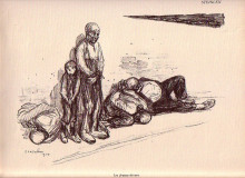 Репродукция картины "les francs-tireurs" художника "стейнлен теофиль"
