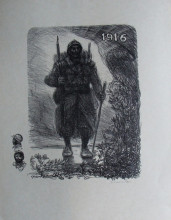 Репродукция картины "le soldat" художника "стейнлен теофиль"