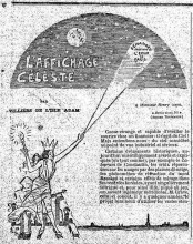 Репродукция картины "l&#39;affichage celeste" художника "стейнлен теофиль"