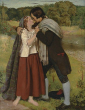 Картина "the parting of robert burns and highland mary" художника "арчер джеймс"