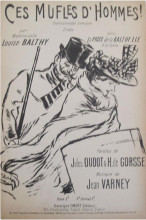 Копия картины "ces mufles d&#39;hommes" художника "стейнлен теофиль"