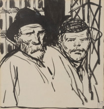 Копия картины "deux ouvriers" художника "стейнлен теофиль"