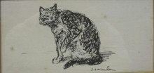 Картина "cat binoche" художника "стейнлен теофиль"