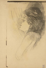 Копия картины "femme endormie" художника "стейнлен теофиль"