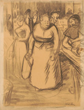 Репродукция картины "femmes sur le marche" художника "стейнлен теофиль"