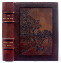 Картина "la chanson des gueux with steinlen leather binding" художника "стейнлен теофиль"