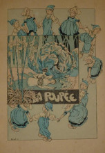 Копия картины "la poupee" художника "стейнлен теофиль"
