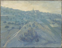 Репродукция картины "landscape of belmont" художника "стейнлен теофиль"