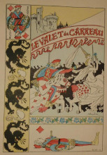 Копия картины "le valet de carreau" художника "стейнлен теофиль"