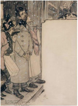 Репродукция картины "lied du joli temps tout en neige" художника "стейнлен теофиль"